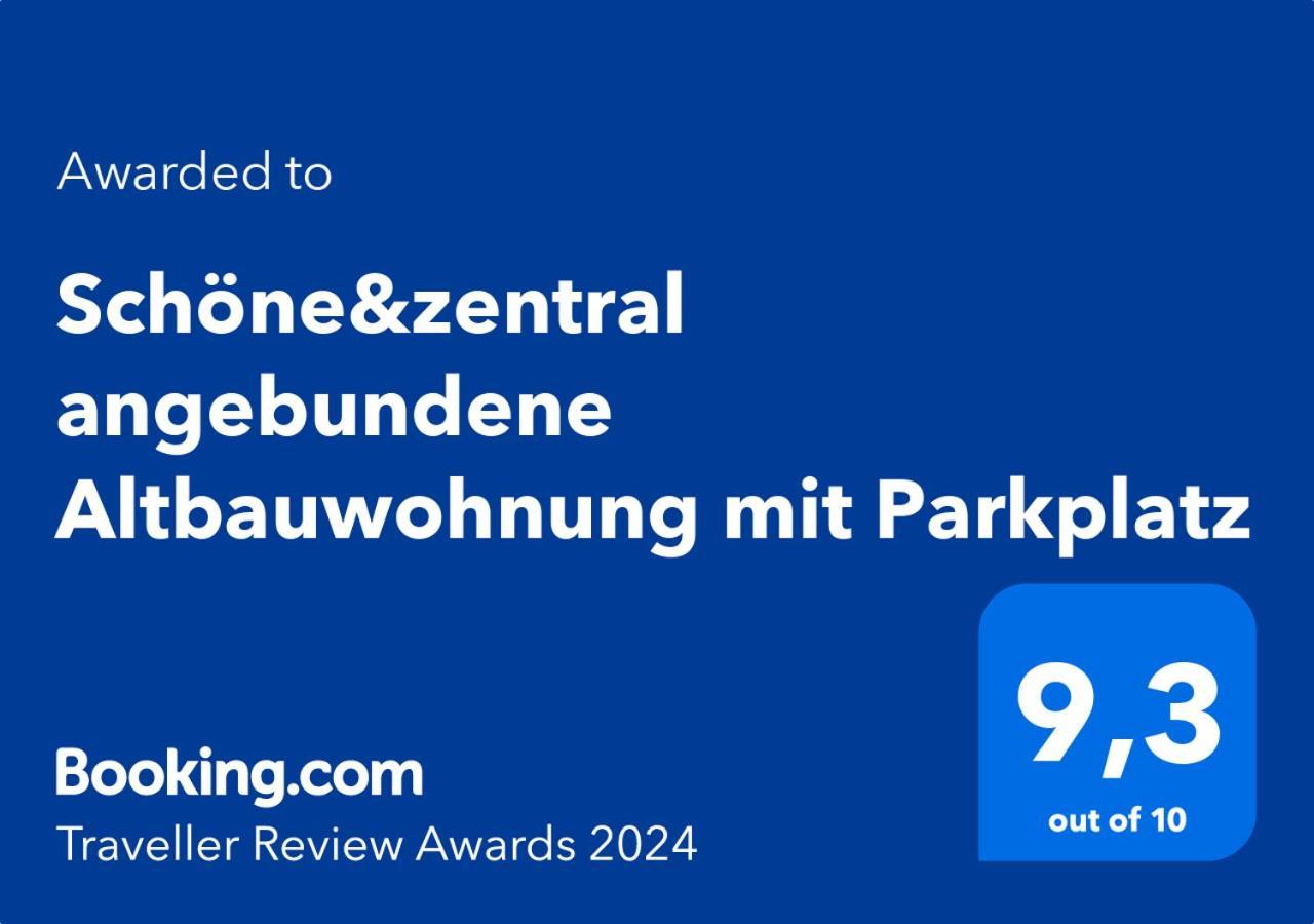 Feelslikehome - Schoene&zentral Angebundene Altbauwohnung Mit Parkplatz Apartment